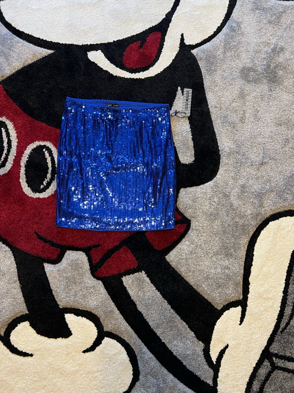 Sequin Royal Blue Skirt